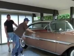 Helping Step dad With The Car