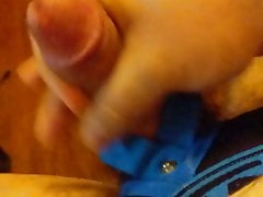 throbbing cock and JO in snap off underwear