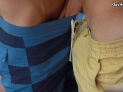 Johnny Ford and Zeke Manstick in a steamy man-on-man session