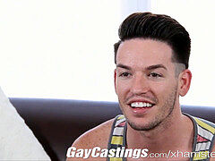 GayCastings adorable inked lad likes to show off on cam