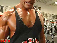 Josh Bergeron Gym workout (world's finest biceps)