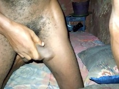 Gay male masturbation, black male solo, live masturbation