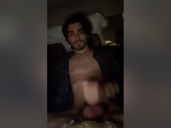 Night Time Wank And Cum