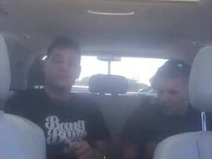 White College Boy Breeds Latin Bitch In Car 8