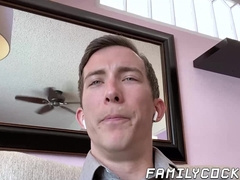 My well built stepbrother Johnny Ford eats my dick while Im on a virtual meeting