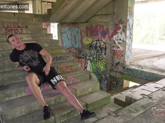 Ryan Cage gets rigid bootie boinking by muscle dude Luke Ward