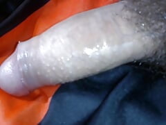 Young Colombian porn with a big penis masturbates for a lot of milk
