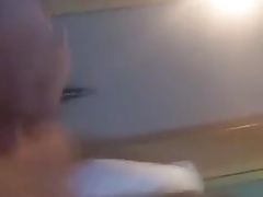 This cumshot let him smile