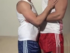 sexy muscle jock fucking a tight hole