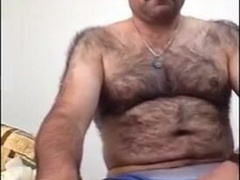 Str8 mustache married daddy play on bed