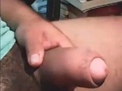 Fat Uncut Latino Daddy Shoots Thick Load33ee