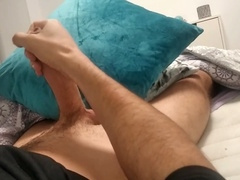 Handsome white boy, handsome stepbrother, thick creamy cum