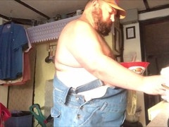 Gay belly, smoking, meaty