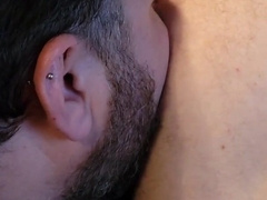 Wifey sees spouse lick buddies booty and gullets his hard-on, pal pops down his jaws!