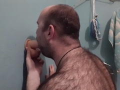 Sucks dick, fucks ass, hairy