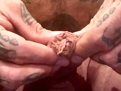 Soft cock and foreskin worship 2