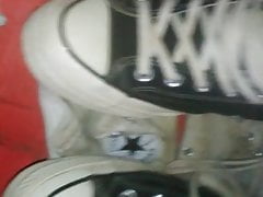 Jerking off in my dirty new Converse Chuck Taylor 70