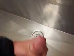 hot boy jerk in public toilet, hot boy jerk, big dick, long dick jerk
