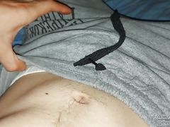 Uncut Big Dick Masturbation and Cumshot