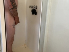 Solo Onanism and Assfuck Have Fun in Douche