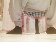 Young ass is hungry