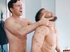Brock Banks and his best buddy Reese Rideout almost get caught having sex by Brock's fiancé, Vincent O'Reilly, on their wedding day.