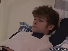 Hot college gay fucks his step brother in tight ass
