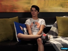 Watch this huge dick give a hot rimjob and load a hot cumshot