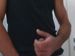 Jacking early in the morning with final jizz shot !!