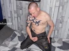 Masturbation cum, uniform, big dick gay