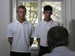 Crazy homemade gay movie with BDSM, Spanking scenes