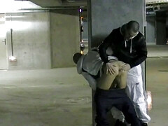 Fucked by a straight bad boy in parking