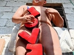 Young guy Andi_Erotic enjoys a solo session with his small cock