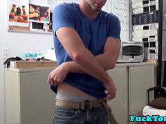 Auditioning straighty breeded interracialy