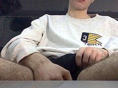 tugging off in my college dorm