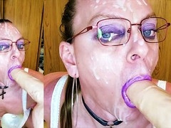 Used condoms, stroked, casting