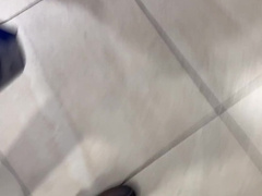 Biz dude at rest room, he let me pound him