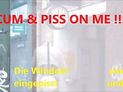 Plastikschlampe: plastic+diapers in public at train station