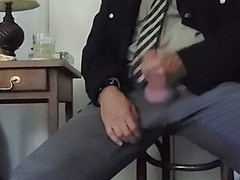 Army Bear Officer Pipe Masturbation