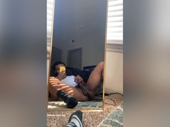 Edge With Me: Big Dick Fucks Fleshlight In The Mirror (only Cum If I Cum Challenge)