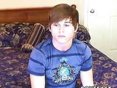 Innocent looking twink loves solo time