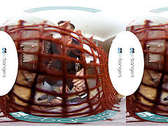 VRB queer threesome With Boyfriend's Secret Lover VR porno