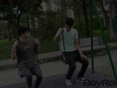 inked twink Noah Swith loves sucking young Melo princes cock