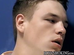 Hot Jeremiah Johnson pounds horny twink smoker hardcore