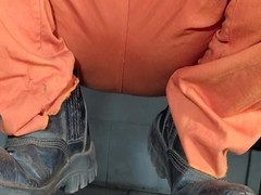 Late night awakening for Stink Hairymale in sexy lingerie and hairy allure