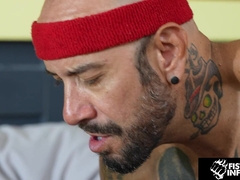 Grease Gets Delivered & Bear Thrusts His XXL KNUCKLE In Butt