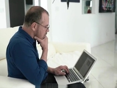 FamilyDick - Young Stepson Sucks His Burly Stepdad Into Orgasmic Ecstasy