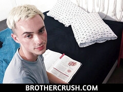 Big stepbro helps teen Joe Ex with getting to know his body and desires