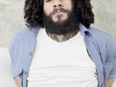 Glorious black guy hj jizz flow