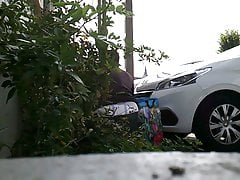 When I clean in front of my house